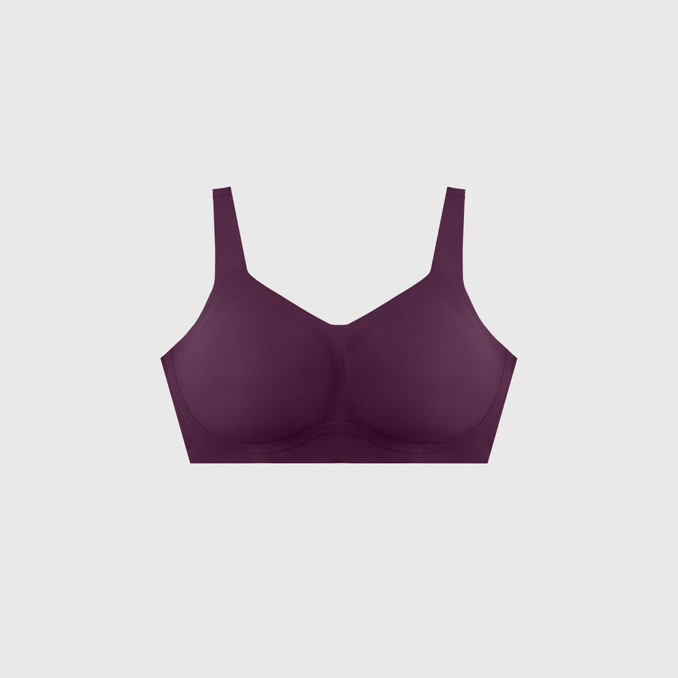 All Color: Plum | Adjustable wireless bra