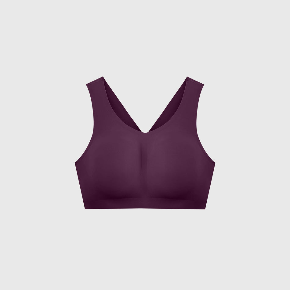 All Color: Plum | Seamless wireless bra