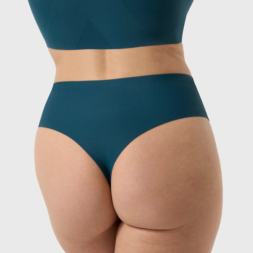 High-Waisted Thong - Deep Tide (Final Sale)