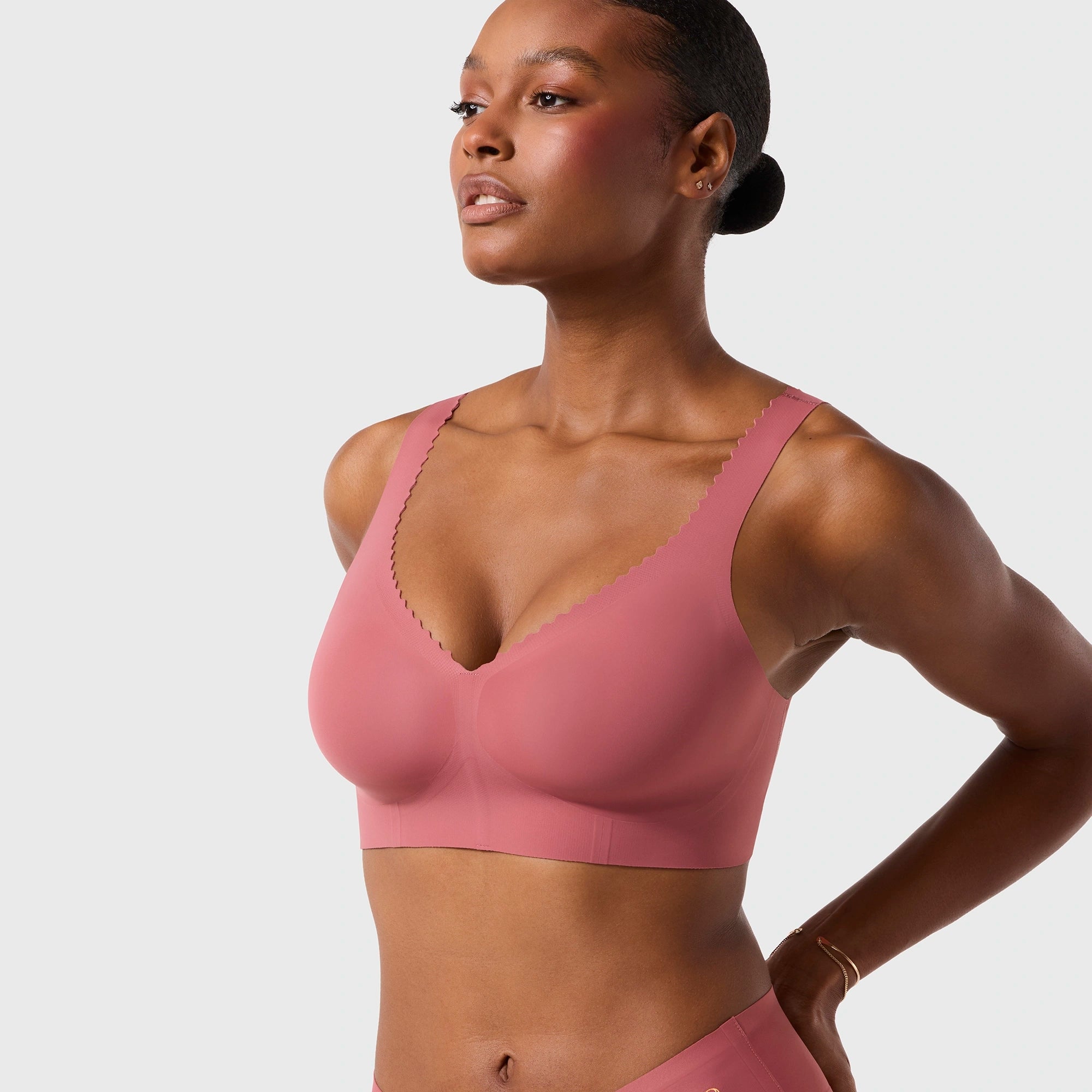 All Color: Pink Canyon | wireless seamless bra