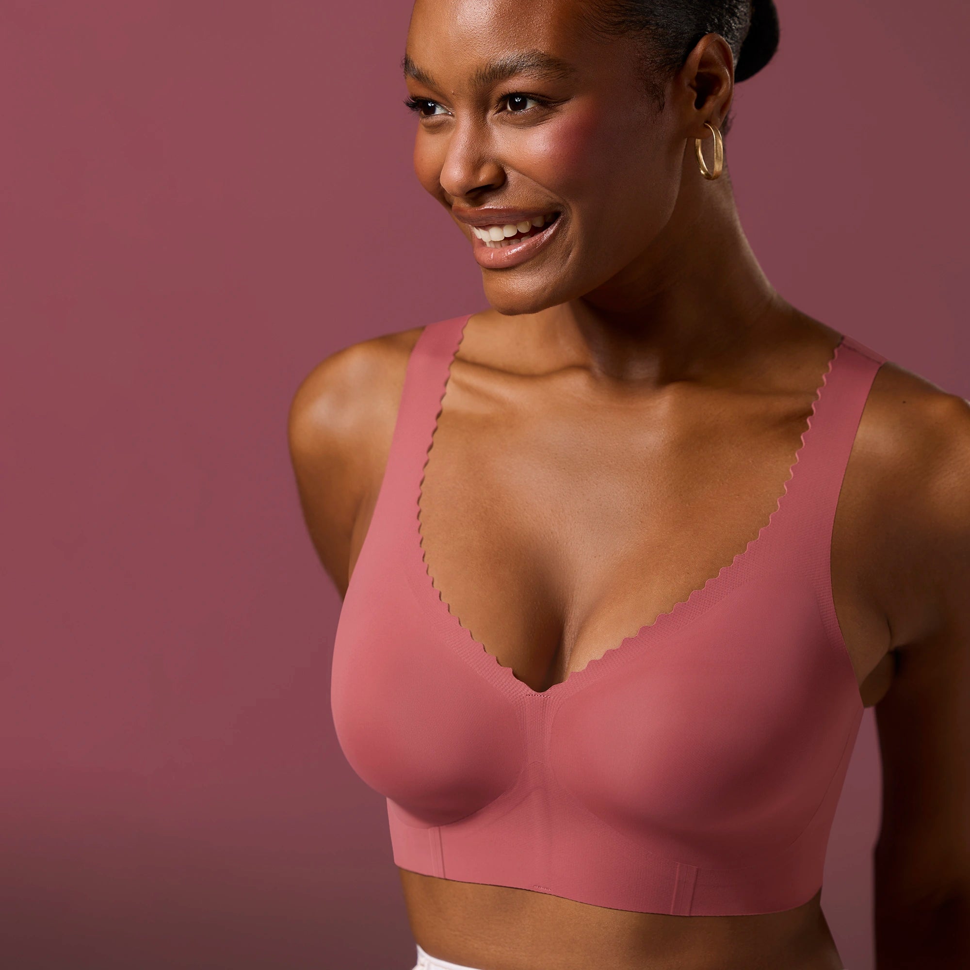 All Color: Pink Canyon | wireless seamless bra