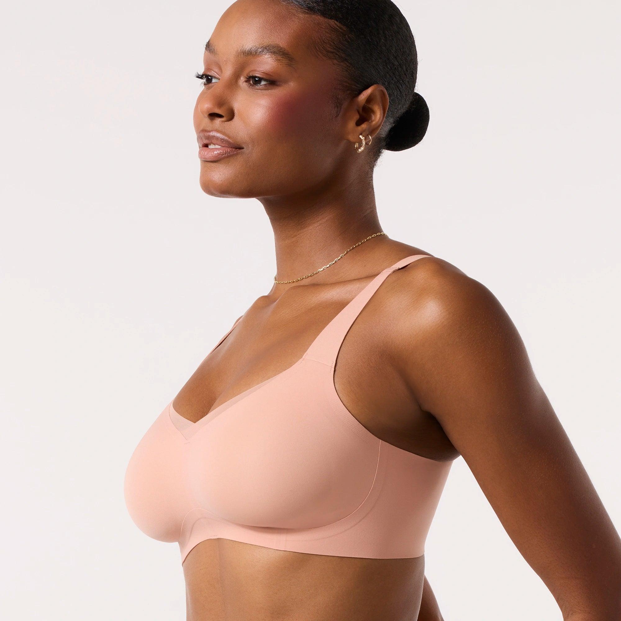 All Color: Himalayan Salt | Adjustable wireless bra with Mesh