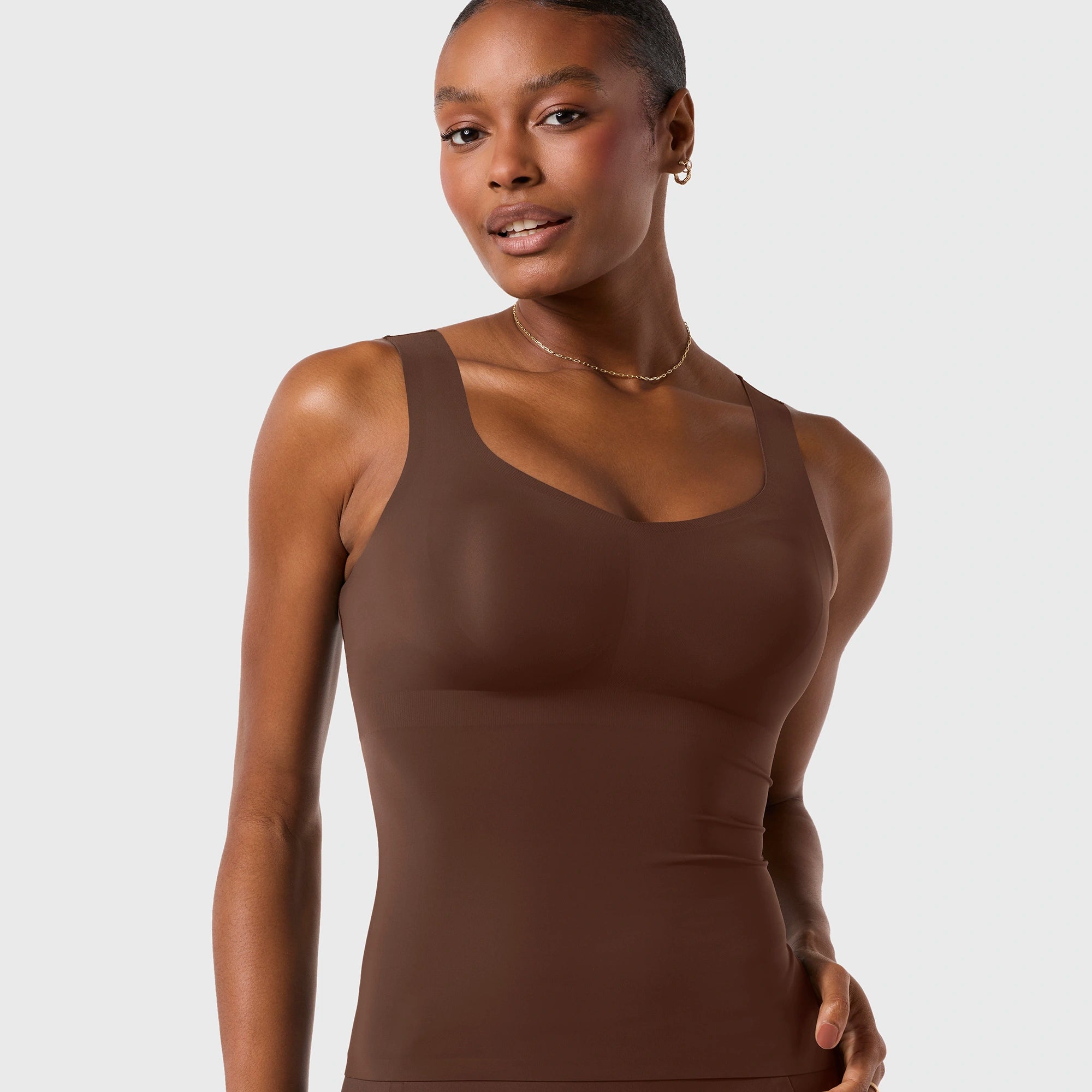 All Color: Umber | built in support tank cami