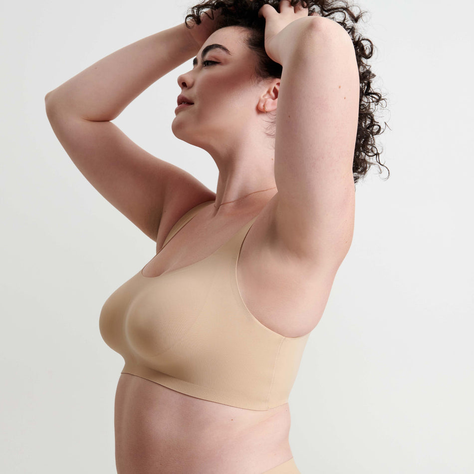 All Color: Sand | wireless seamless bra