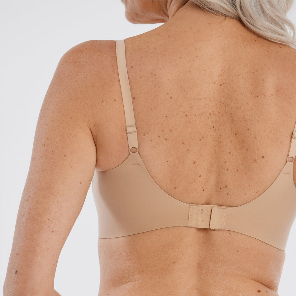 All Color: Sand | low neckline wireless bra