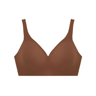 All Color: Clay | low neckline wireless bra