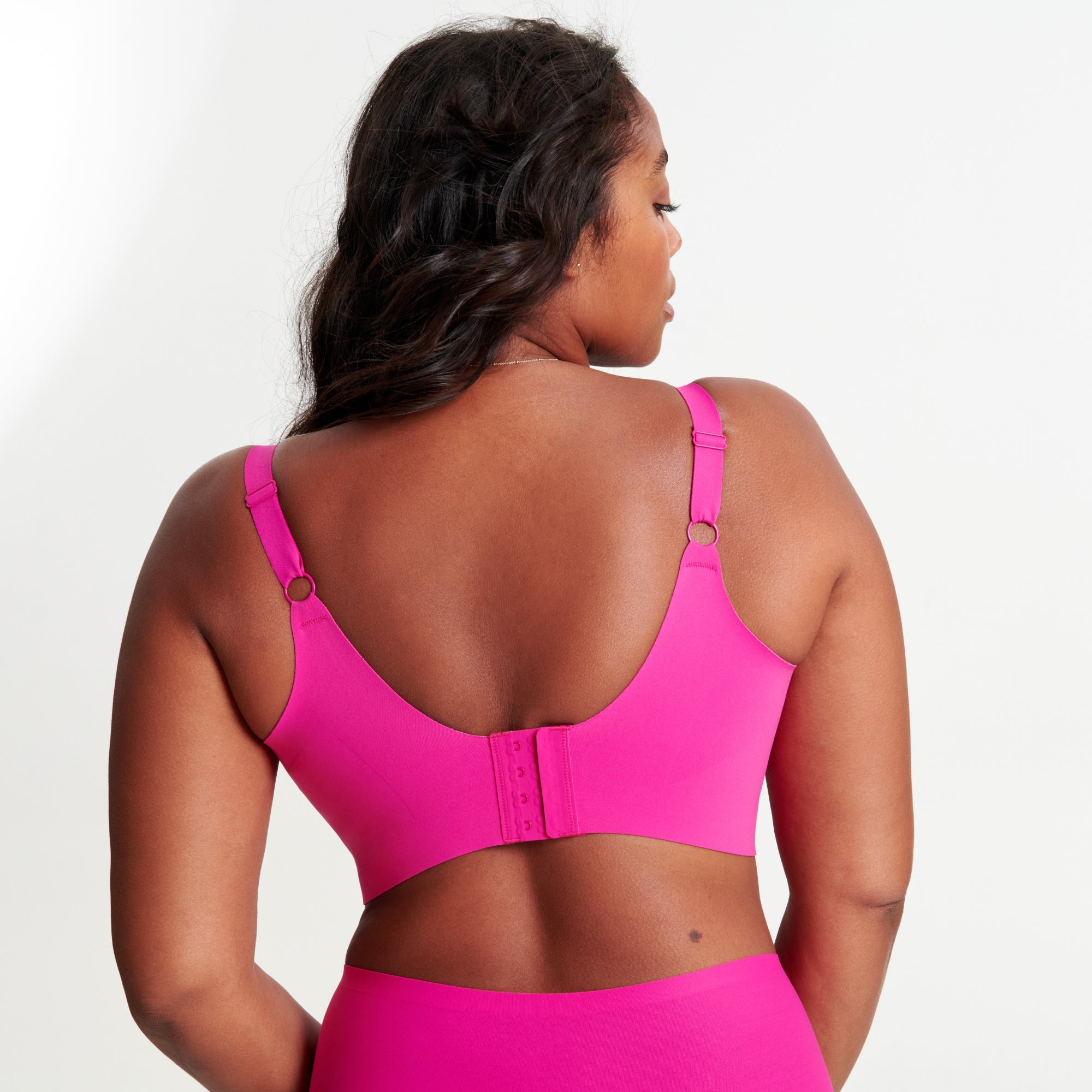 All Color: Wildflower Pink | Adjustable wireless bra