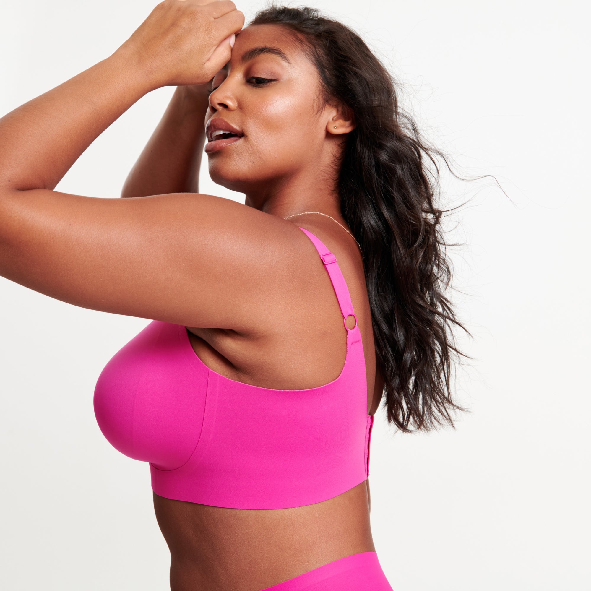 All Color: Wildflower Pink | Adjustable wireless bra