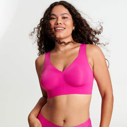 All Color: Wildflower Pink | wireless seamless bra