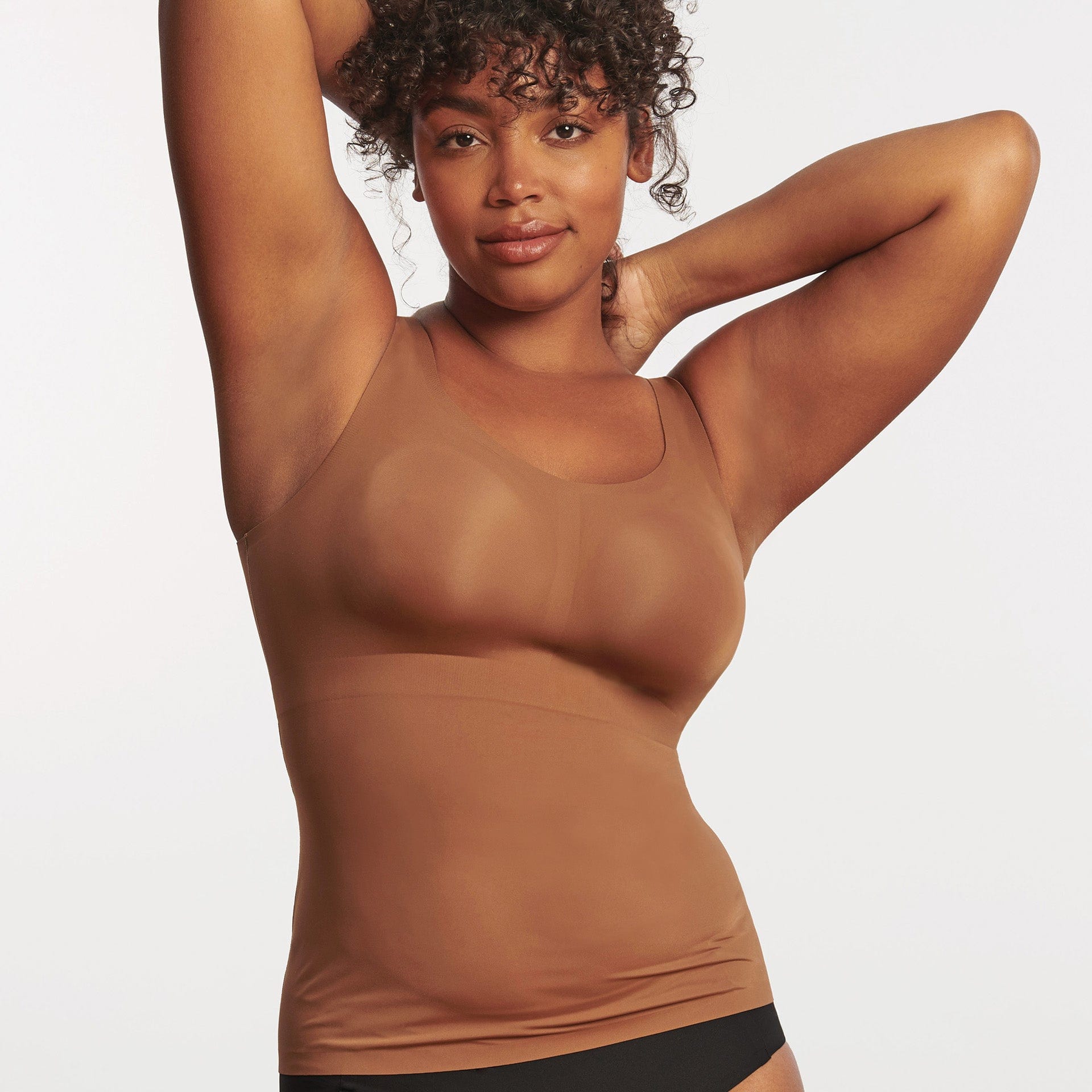 All Color: Clay | built in support tank cami nude brown