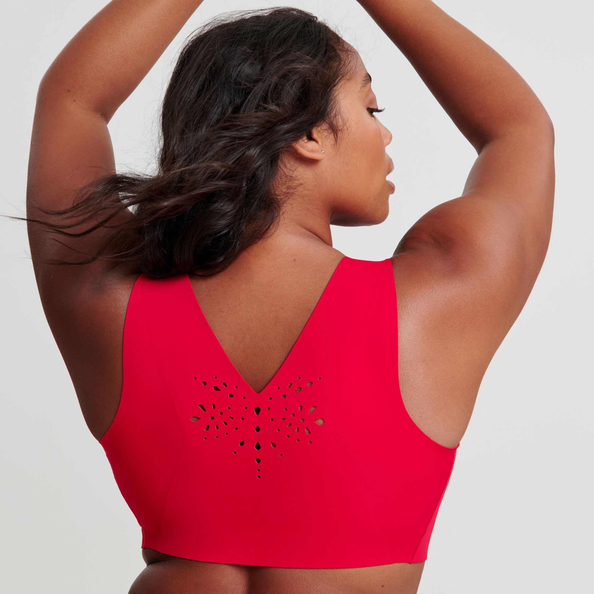 All Color: Limited Ruby | Red seamless wireless bra