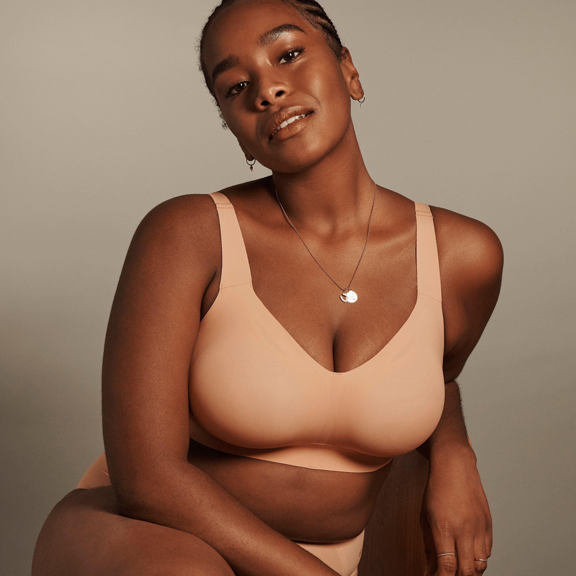 All Color: Himalayan Salt | light pink wireless bra
