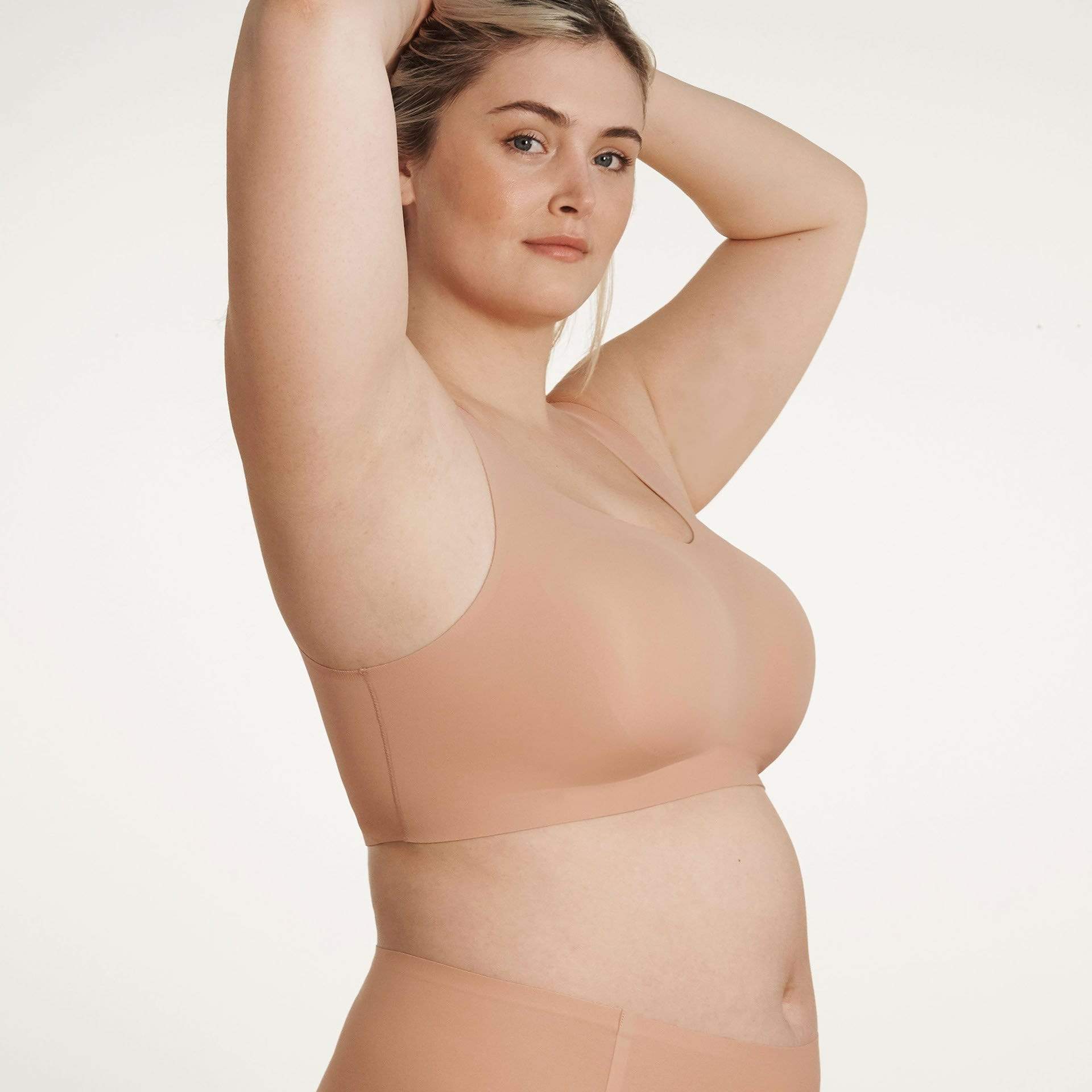 All Color: Himalayan Salt | blush pink wireless seamless bra