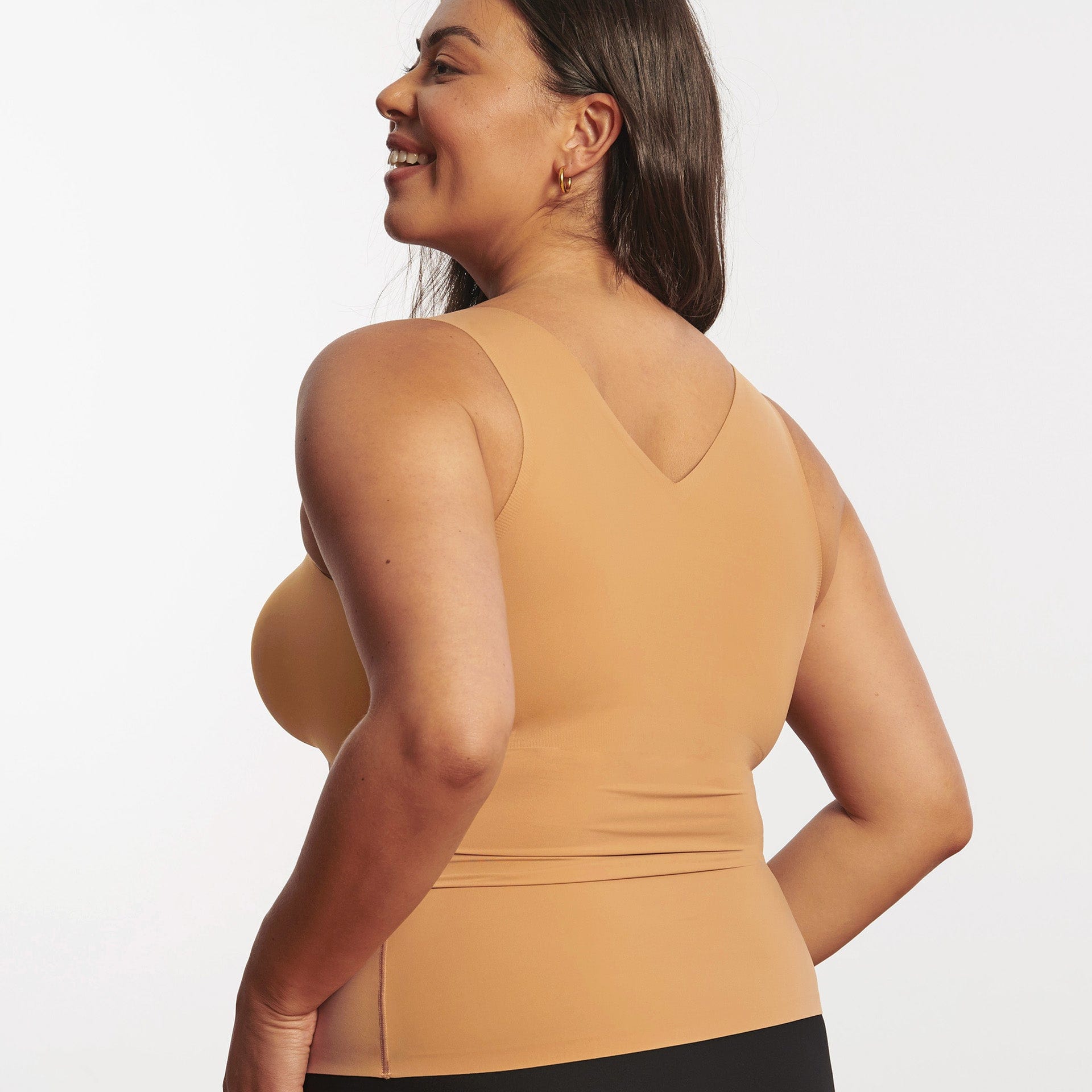 All Color: Mica | built in support tank nude tan