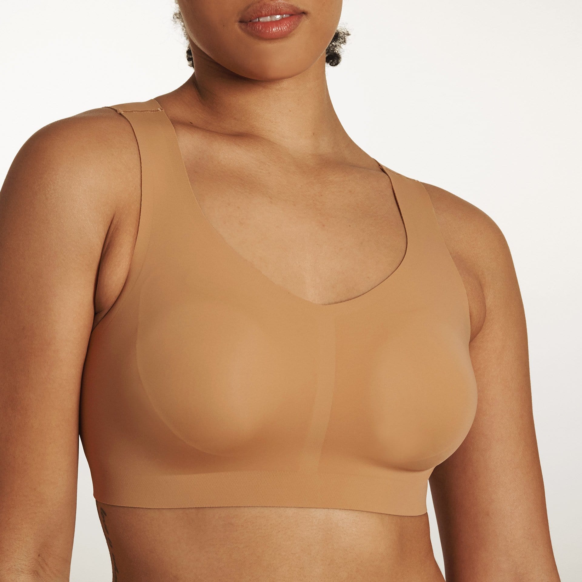 All Color: Mica | brown tan nude seamless wireless bra