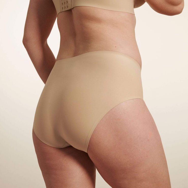 All Color: Sand | light nude tone seamless bikini brief underwear